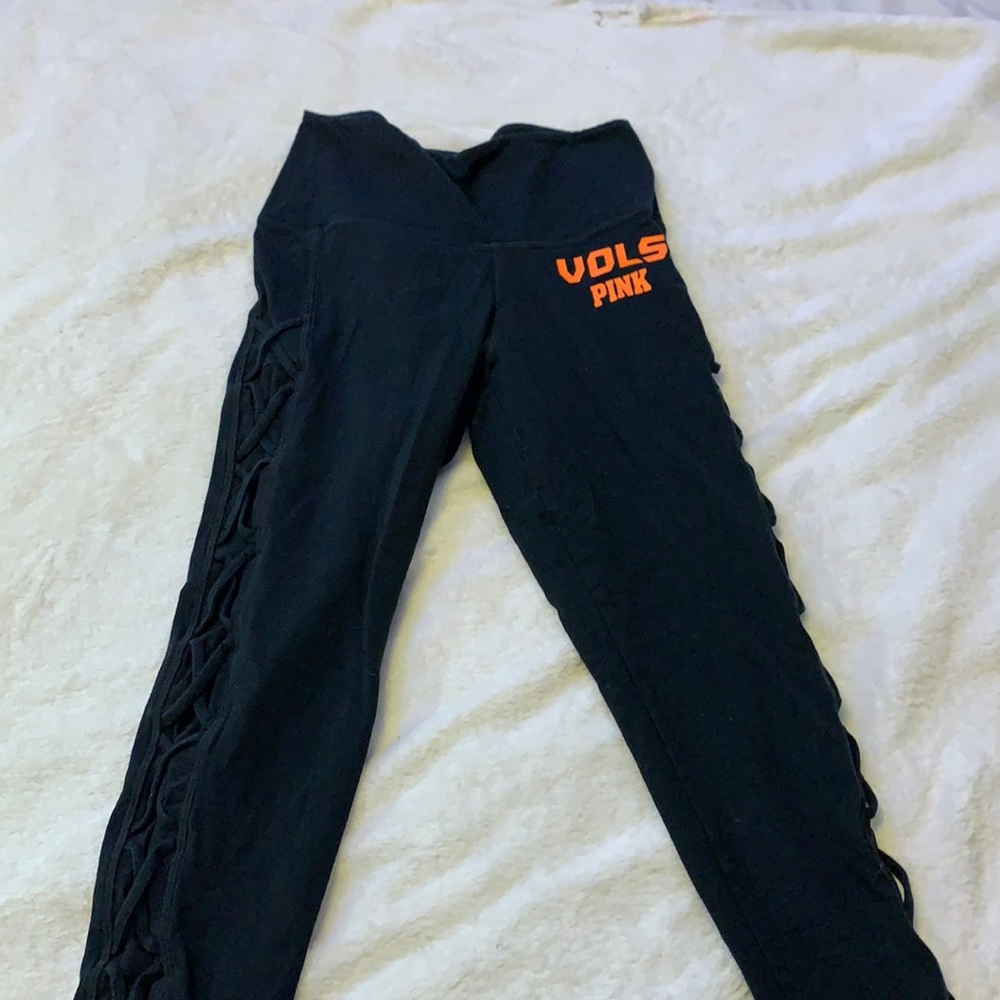 pink tennessee vols leggings